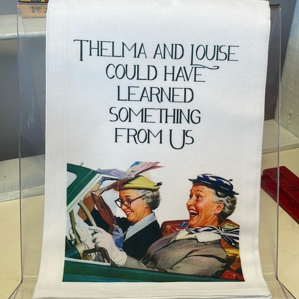 🐸 Humorous Kitchen Towel 19.5” x 19.5” - brand new